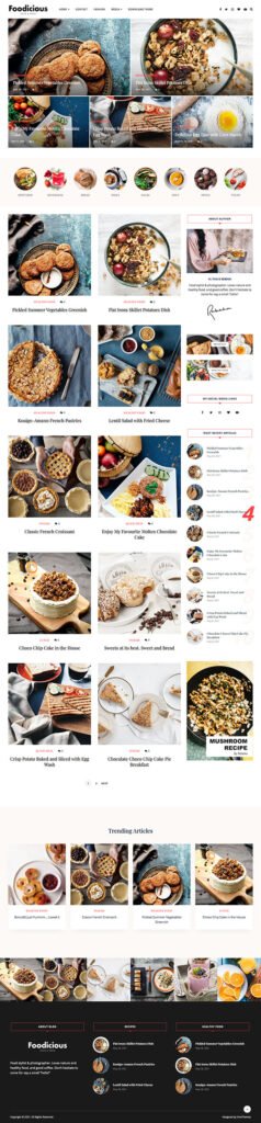 food wp themes