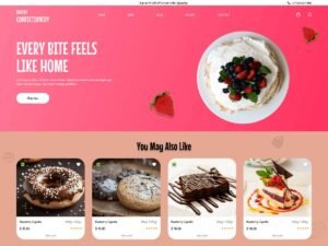 Bakery Confectionery bakeries businesses WordPress Theme