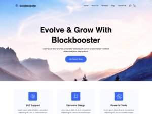 Blockbooster website fse WordPress Theme