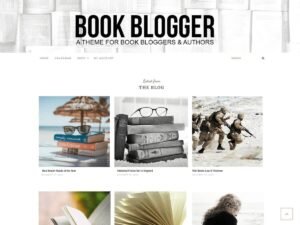 Book Blogger website blog WordPress Theme