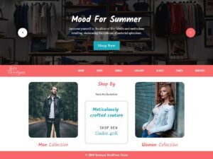 Boutique Shop fashion products WordPress Theme