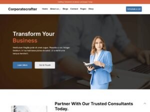 CorporateCrafter website child WordPress Theme