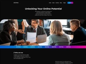 Digitiva design agency WordPress Theme