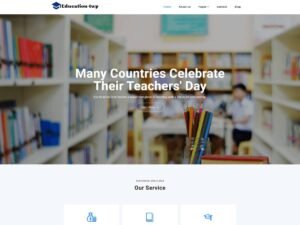 Education Elementor products store WordPress Theme
