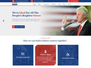 Election Campaign user management WordPress Theme