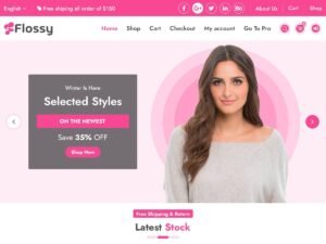 Flossy store ecommerce WordPress Theme