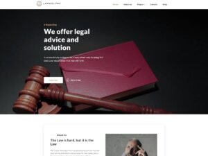 Lawyer Elementor products store WordPress Theme