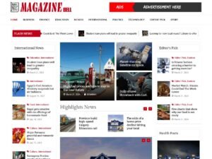Magazine Bell choice functionality WordPress Theme