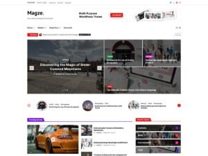 Magze content publishers WordPress Theme