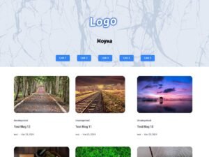 Moyna block website WordPress Theme
