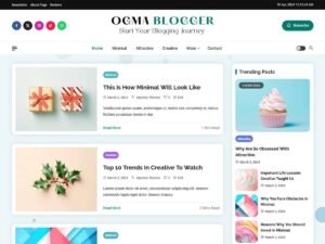 Ogma Blogger blog option WordPress Theme