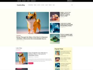PH Creative Blog news website WordPress Theme