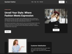QuantumFashion fashion choice WordPress Theme