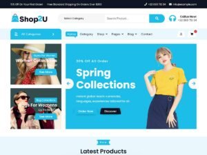 Shop2u page woocommerce WordPress Theme