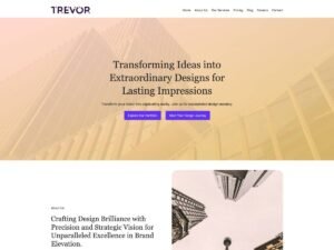 Trevor websites full WordPress Theme