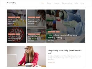 Versatile Blog kinds fashion WordPress Theme