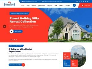 Villa Estate Zone property agents WordPress Theme