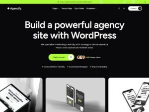 Agencify agencies freelancers WordPress Theme