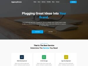 AgencyGrove seo full WordPress Theme