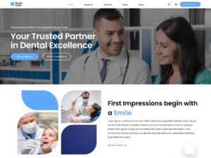 Aster Dental Clinic clinics visitors WordPress Theme