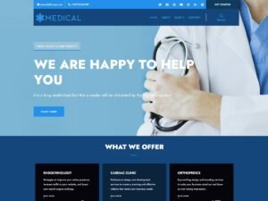 Avantex Medical website seo WordPress Theme
