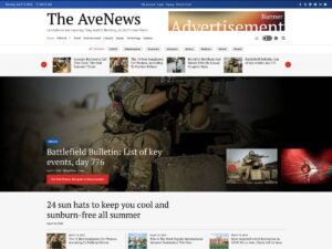 AveNews news magazine WordPress Theme