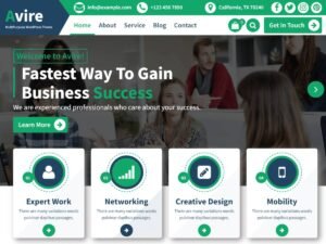 Avire website amp WordPress Theme