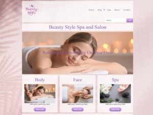 BeautyStyle beauty center WordPress Theme