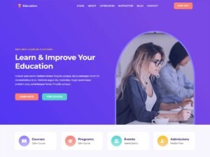 Blockskit Education types websites WordPress Theme