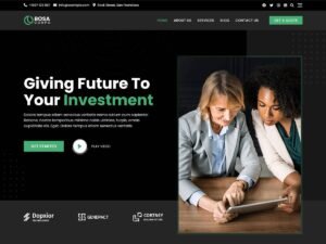 Bosa Corpo business sites WordPress Theme