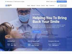 Bosa Dental Care sites clinic WordPress Theme
