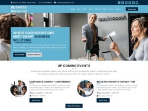 Business Revolution businesses features WordPress Theme