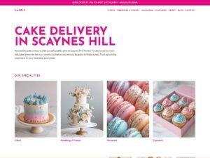 Cakely business colour WordPress Theme