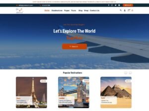 Classic Tour Booking travel hotels WordPress Theme