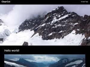 ClearCut block layouts WordPress Theme