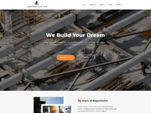 Construction Elementor products store WordPress Theme