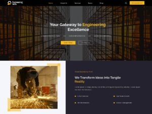 Construction Engineer functionality engineering WordPress Theme