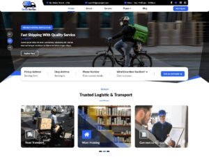 Courier Services businesses delivery WordPress Theme