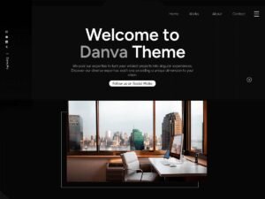 Danva design agency WordPress Theme