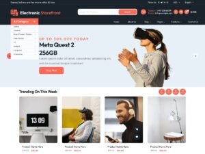 Electronics Storefront retailers experience WordPress Theme