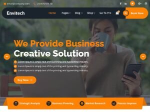 Envitech lots features WordPress Theme