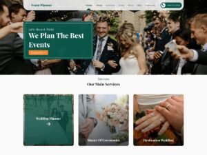 Event Planning Management features planners WordPress Theme
