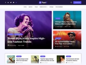 FastX news postx WordPress Theme