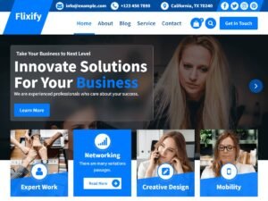 Flixify website amp WordPress Theme