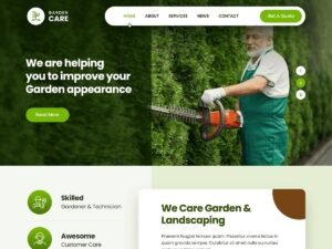 Garden Care Lite shears watering WordPress Theme