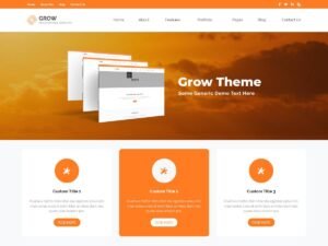 Grow iNews layout slider WordPress Theme