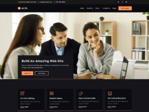 Gutenify Alfa website plugin WordPress Theme