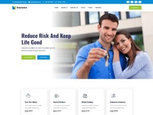 Gutenify Insurance website plugin WordPress Theme