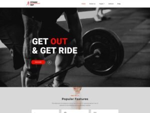 Gym Elementor products store WordPress Theme