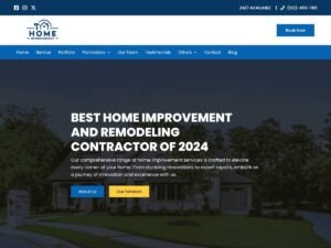 Home Improvement services service WordPress Theme